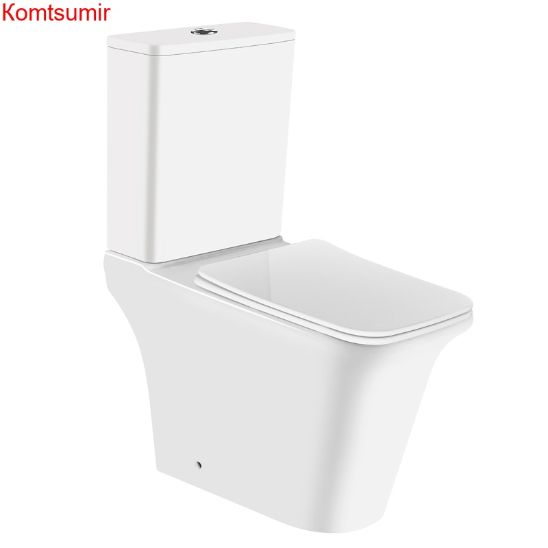 Унитаз напольный Azario AVERO 660x360х820 безободковый со смывным механизмом Geberit, бачком и сиденьем микролифт (AZ-1213A-G)