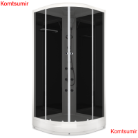 Душевая кабина DOMANI-Spa Delight Slim 110 Чёрное стекло (100*1000) Душевая кабина DOMANI-Spa Delight Slim 110 Чёрное стекло (100*1000)
