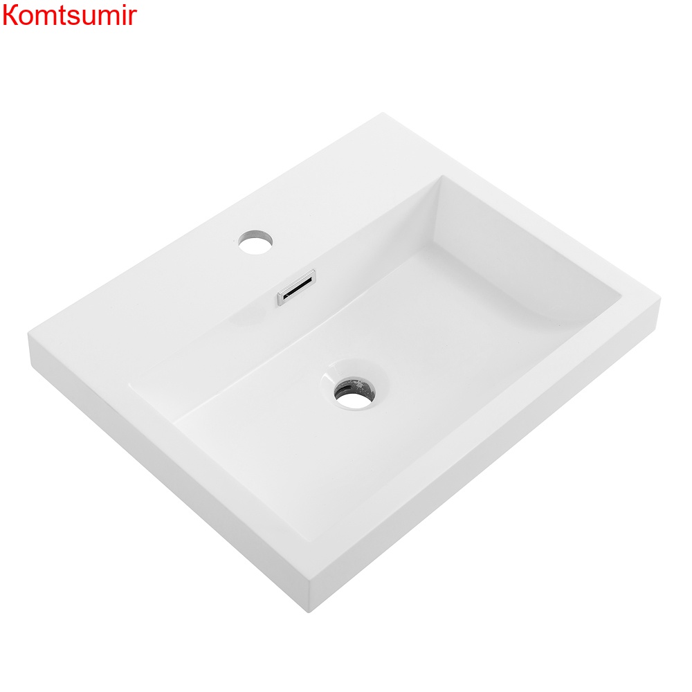 Раковина из искусственного мрамора BelBagno BB-400-PM-LVB