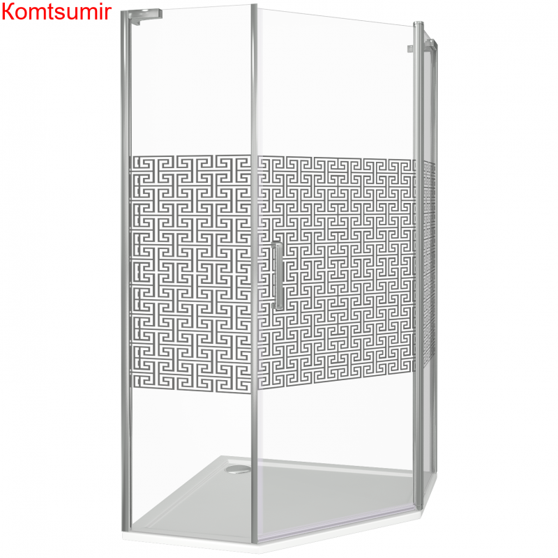 Душевой уголок поддон отдельно 90х90 угловой (пятиугольный) Good Door Fantasy PNT-90-F-CH ФА00002 Душевой уголок поддон отдельно 90х90 угловой (пятиугольный) Good Door Fantasy PNT-90-F-CH ФА00002