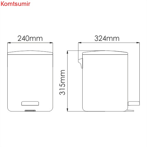 WasserKRAFT K-649 Ведро 9L