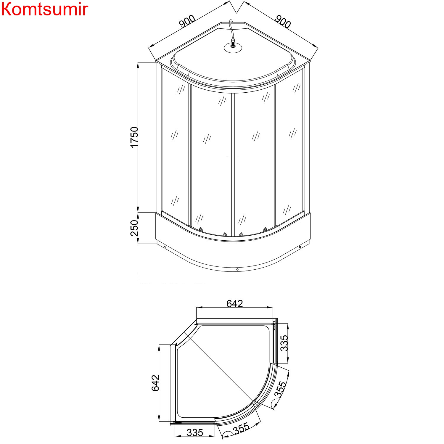Душевая кабина Loranto 90x90x215 поддон 25 см, 4 мм прозрачное стекло с рисунком "мозайка" (CS-900-25ТМ/М) Душевая кабина Loranto 90x90x215 поддон 25 см, 4 мм прозрачное стекло с рисунком "мозайка" (CS-900-25ТМ/М)