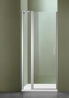 Душевое ограждение SANTREK AQUA Luna-DF-1300-C-Chrome 1300*1850Прямое, стекло Прозр. 5мм, профиль Хром
