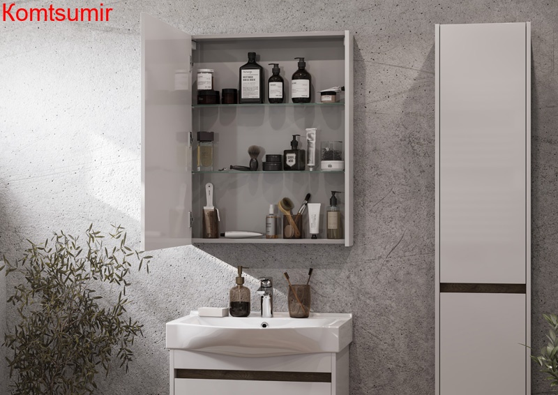 Зеркало-шкаф AQUATON Нортон 65 белое (1A249102NT010)