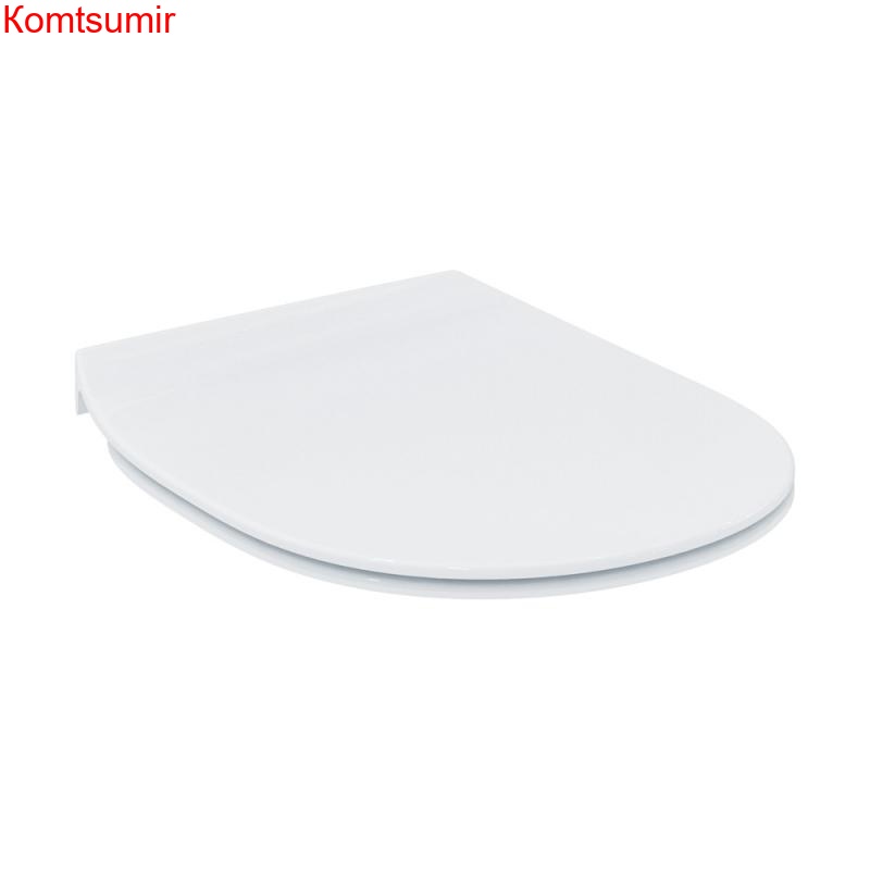 Крышка-сиденье для унитаза Ideal Standard CONNECT AIR микролифт, тонкое, быстросъемное, белое (E036601)
