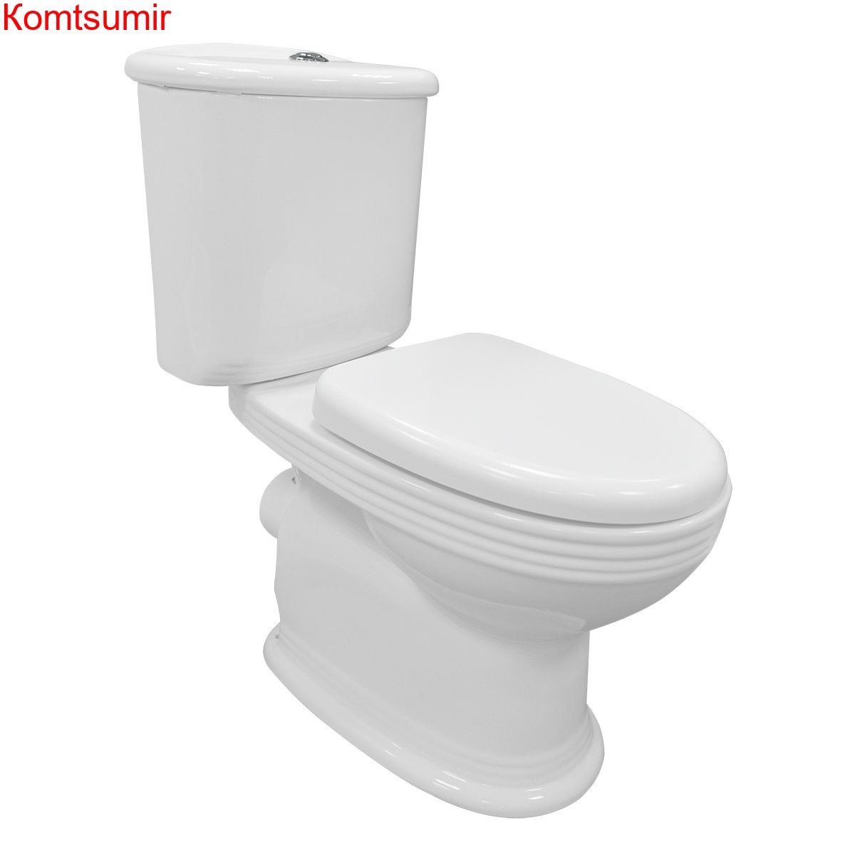 Унитаз напольный AZARIO BENTY 660х400х770 в комплекте с сиденьем дюропласт микролифт (AZ-237)