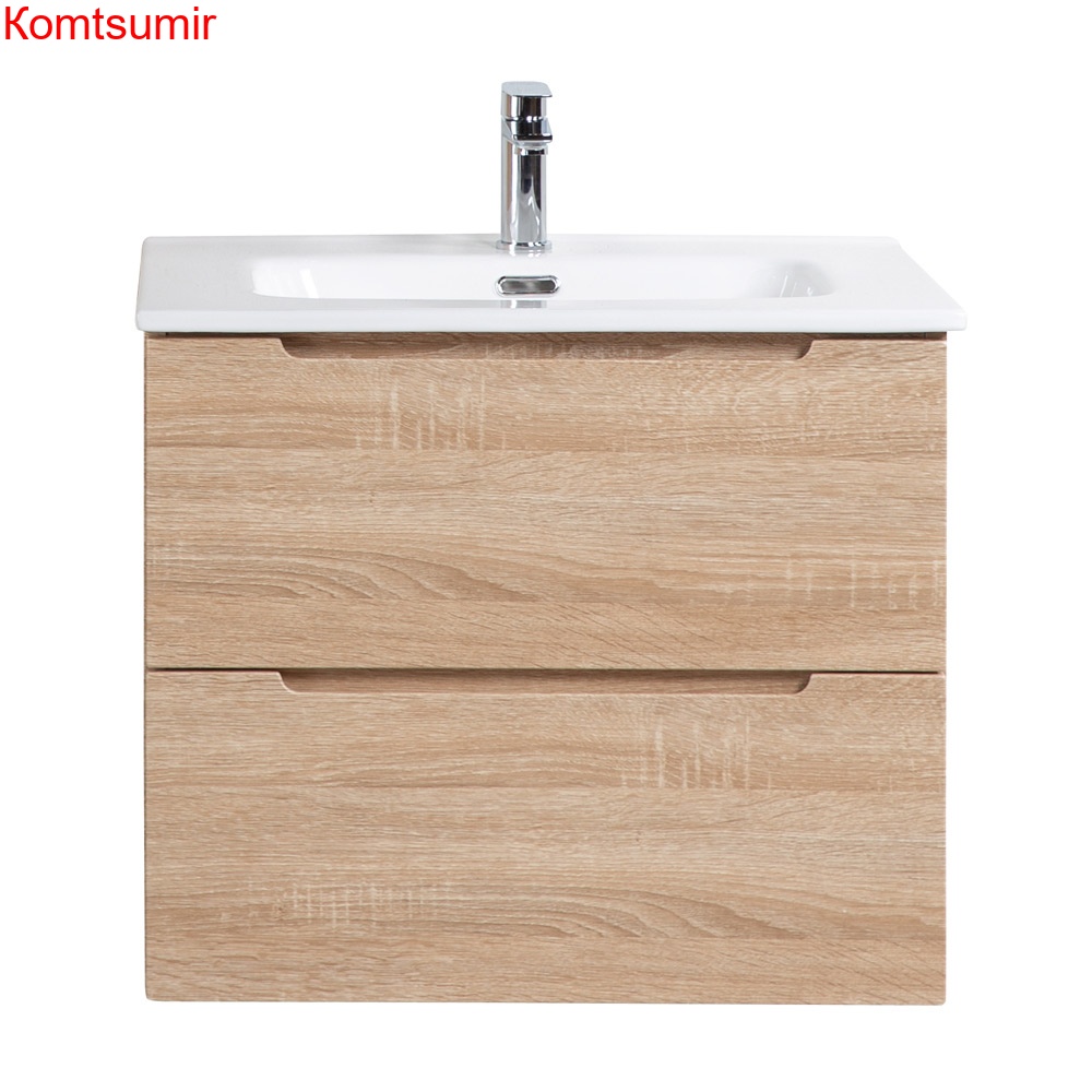 База под раковину подвесная BelBagno ETNA-600-2C-SO-WO-P Rovere Bianco