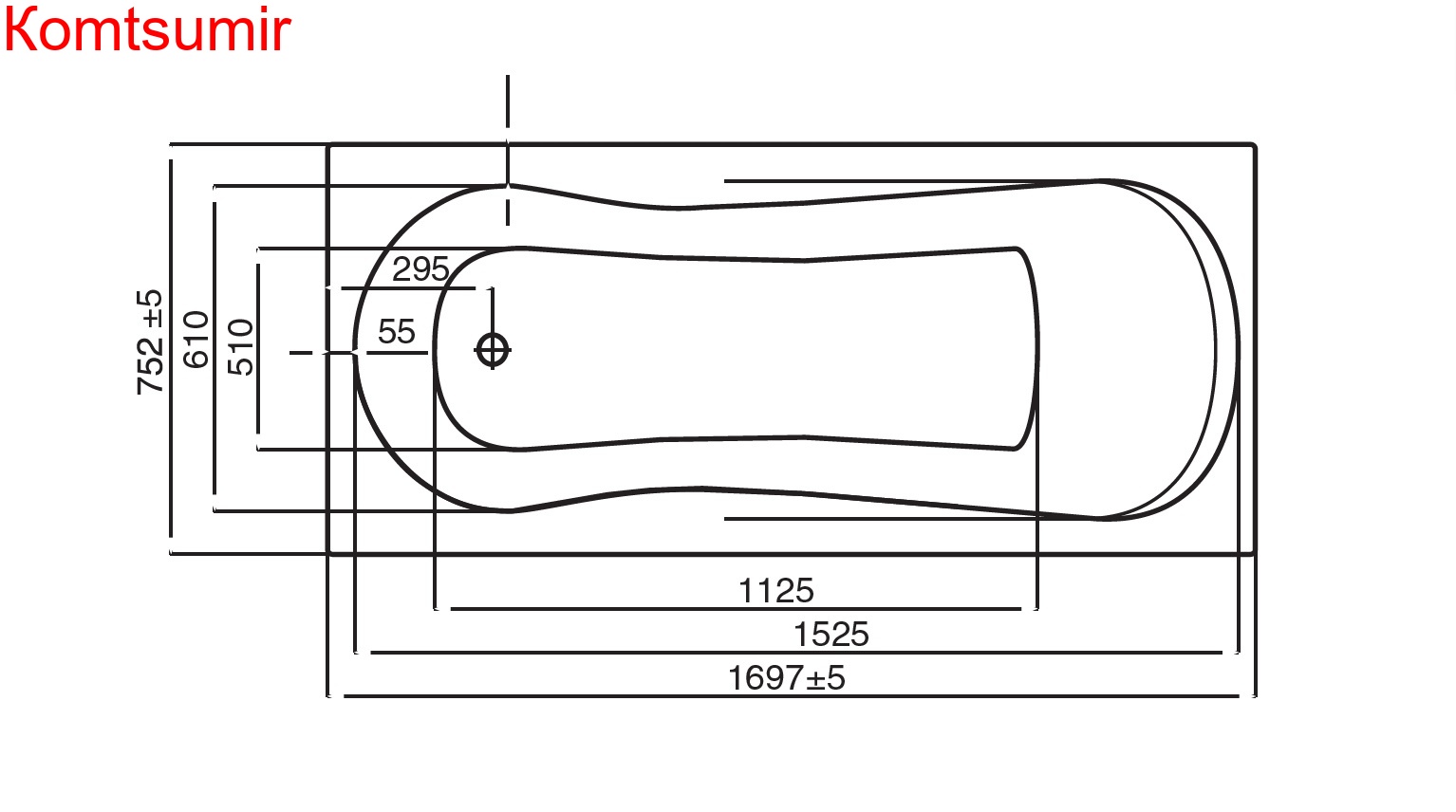 Ванна акриловая Roca UNO прямоугольная 170x75x50 Ванна акриловая Roca UNO прямоугольная 170x75x50