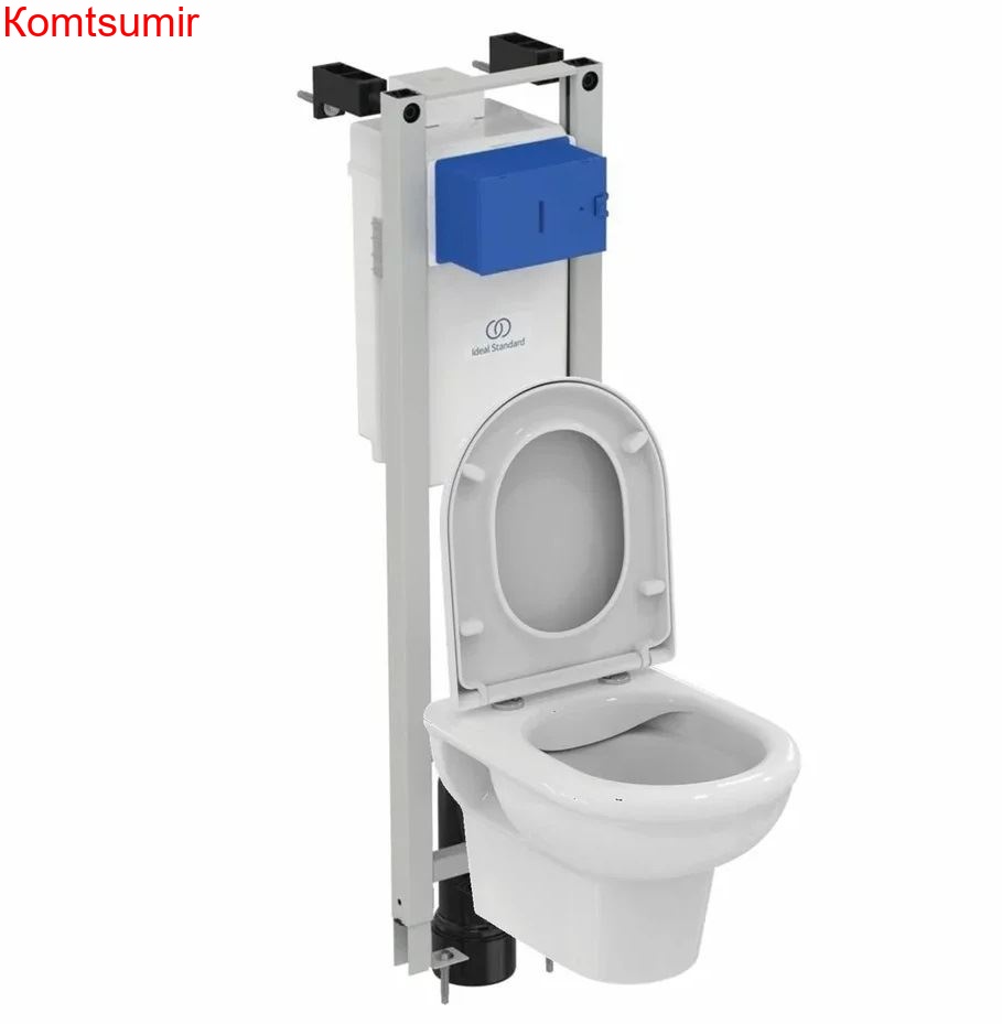 Комплект инсталляции Ideal Standard Exacto с крышкой-сиденьем микролифт (X022601)