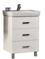 Тумба под раковину AQUATON Америна 60 М, белая (1A168901AM010)