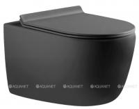 Унитаз подвесной Aquanet Rimless Cetus-GW BL-102N-WHT серый