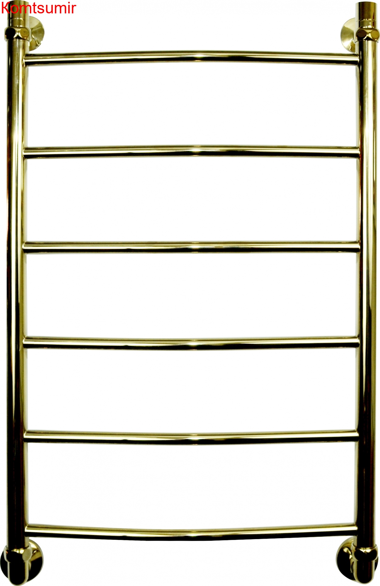 Полотенцесушитель водяной Двин R 80/50 1"-1/2" золотой хром