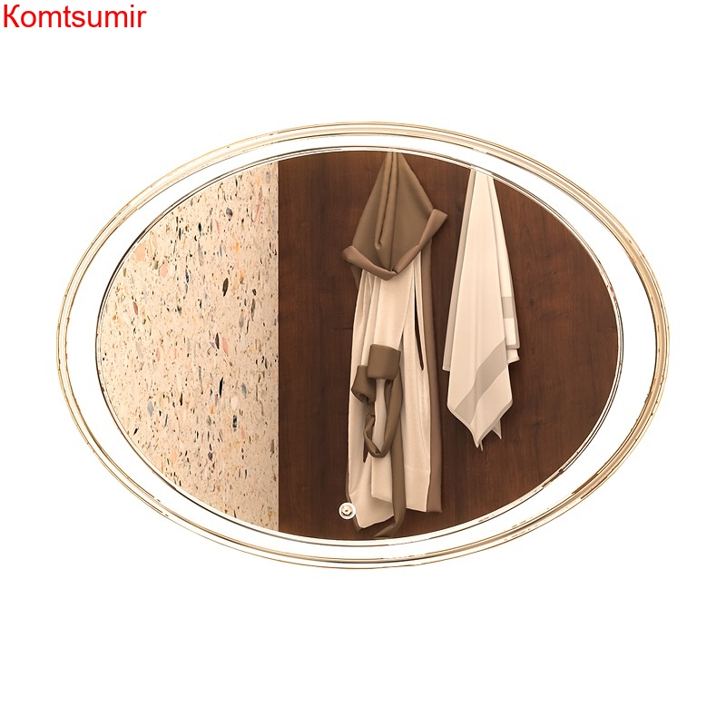 Зеркало AZARIO Alba 800*550, влагостойкое с подсветкой и гравировкой