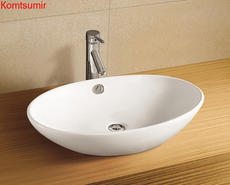 Раковина Azario 625х415х150 накладная, белый (AZ-3077 )