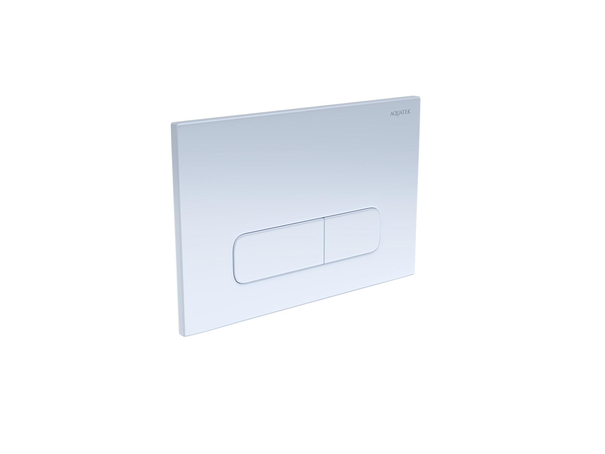 Панель смыва Aquatek Белая (клавиши прямоугольные) KDI-0000013
