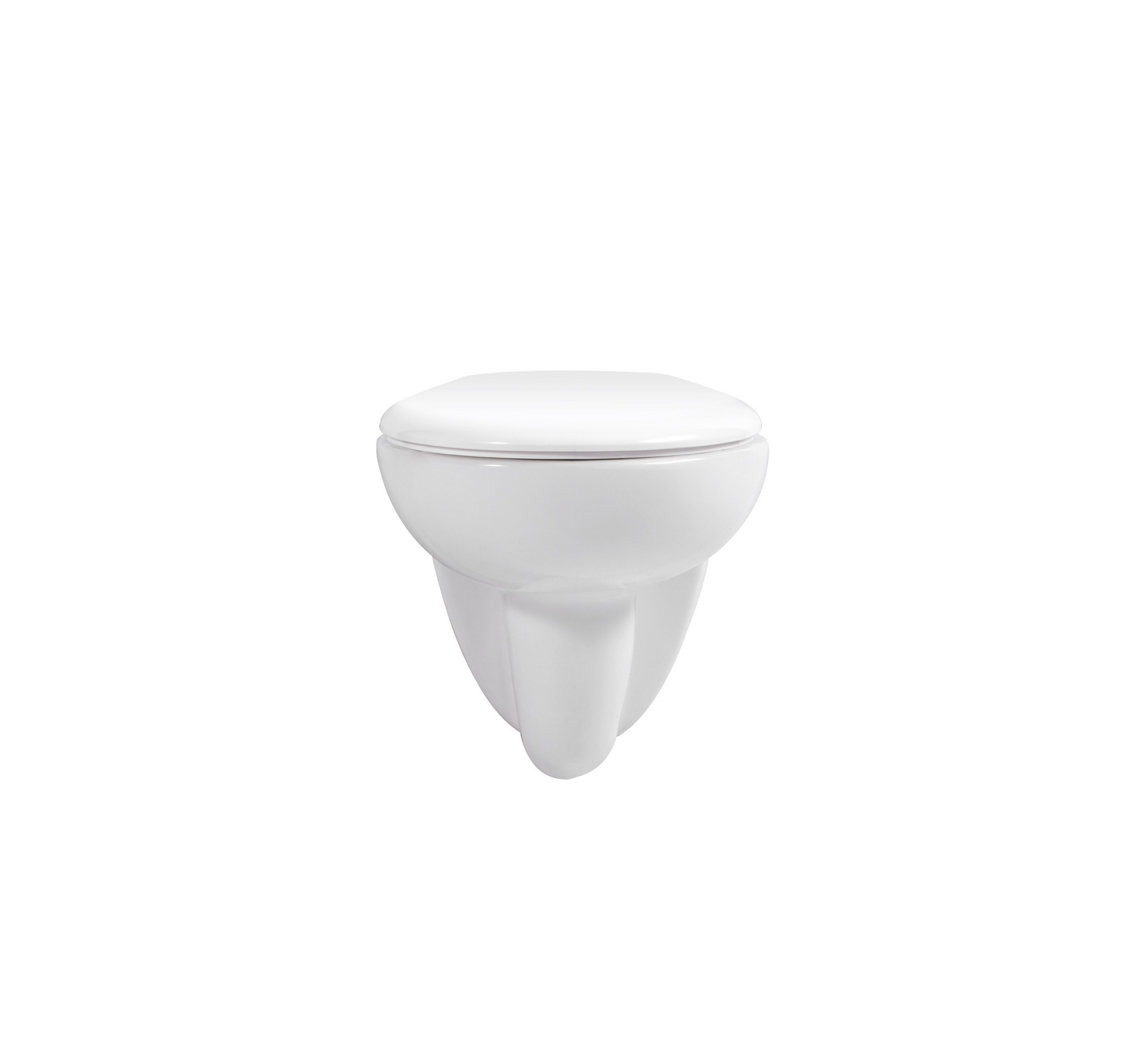 Унитаз подвесной безободковый AQUATEK КАИР AQ1170-00 525*365*380 мм, горизонтальный выпуск, тонкое сиденье с механизмом плавного закрывания, крепеж