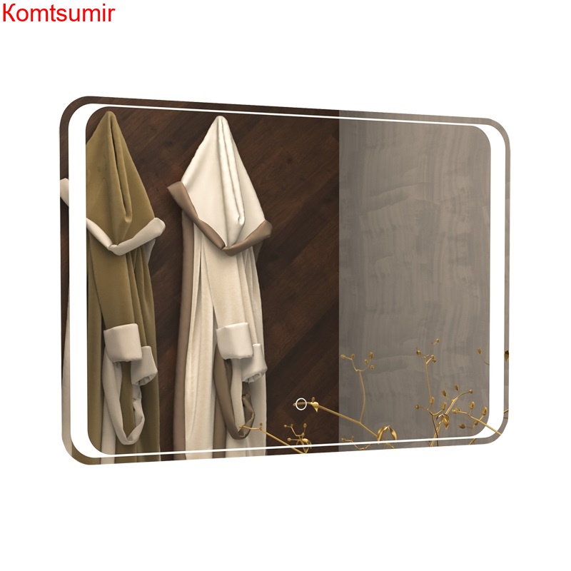 Зеркало AZARIO Valeria 1000*800, влагостойкое, с подсветкой