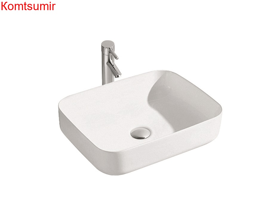 Раковина накладная для установки на столешницу AQUATEK ВЕГА AQ5515-00, 500*390*130 мм, с отверстием под смеситель Раковина накладная для установки на столешницу AQUATEK ВЕГА AQ5515-00, 500*390*130 мм, с отверстием под смеситель