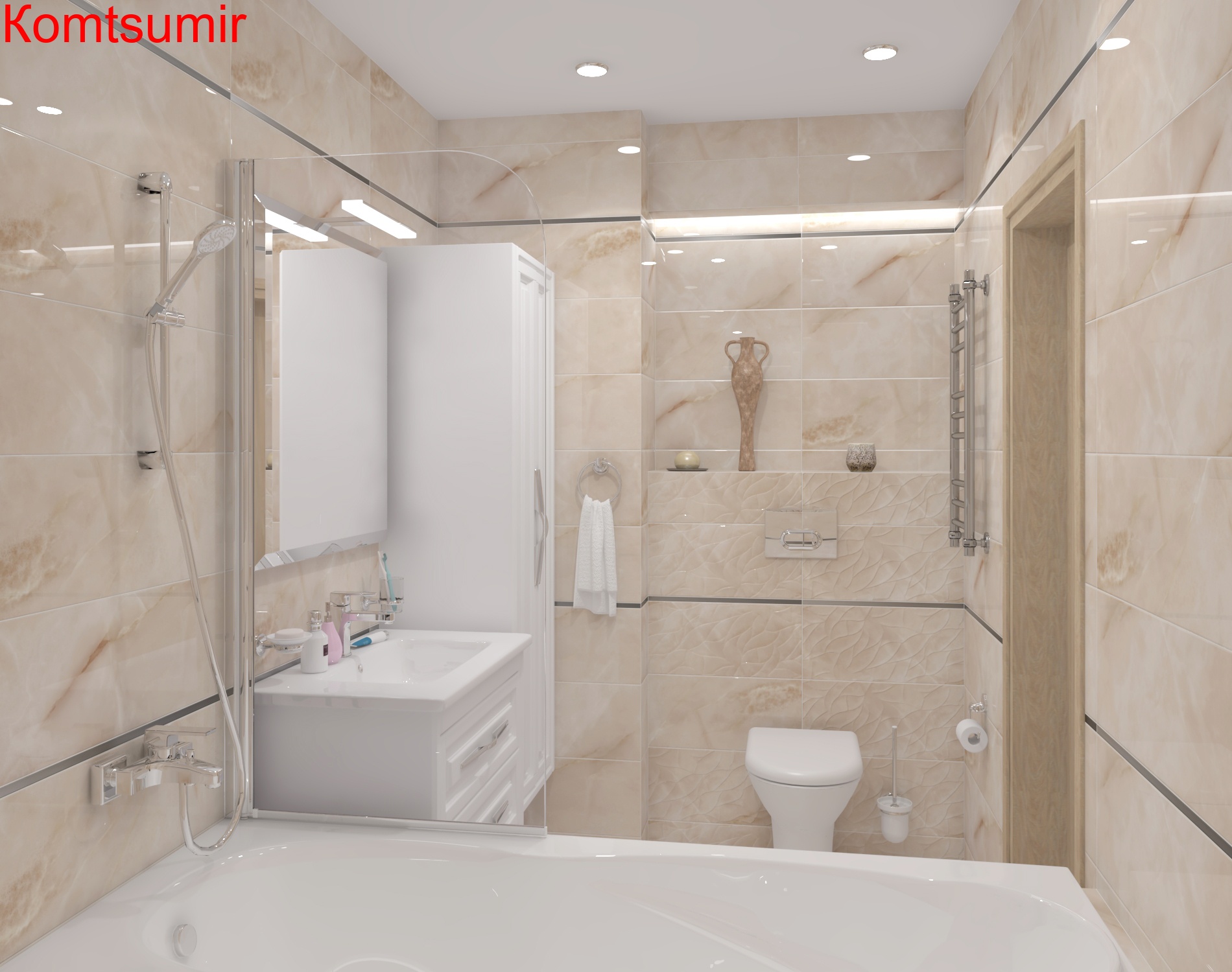 Коллекция Cersanit Ivory 750x250 мм Коллекция Cersanit Ivory 750x250 мм