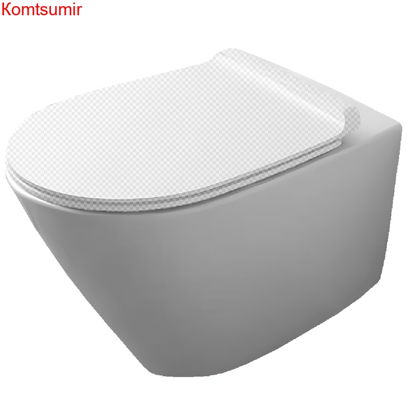 Унитаз подвесной Simas Gambassi 375х565х340 безободковый, с креплением F85, белый (GA18bi)