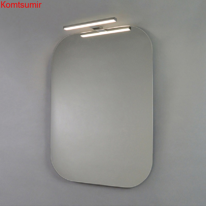 Зеркало AZARIO Агат 800*550, с навестным светильником и выключателем-датчик на движение