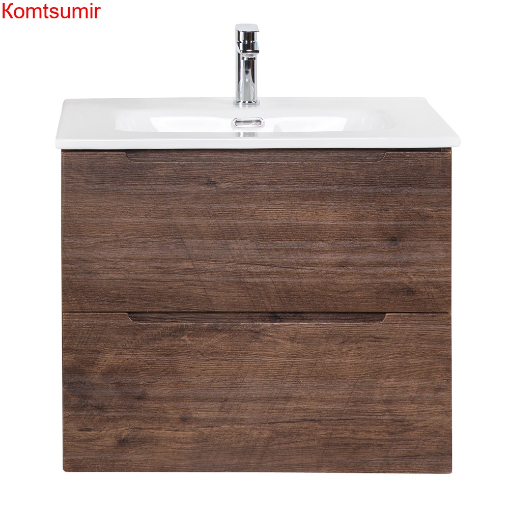 База под раковину подвесная BelBagno ETNA-600-2C-SO-RW-P Rovere Moro