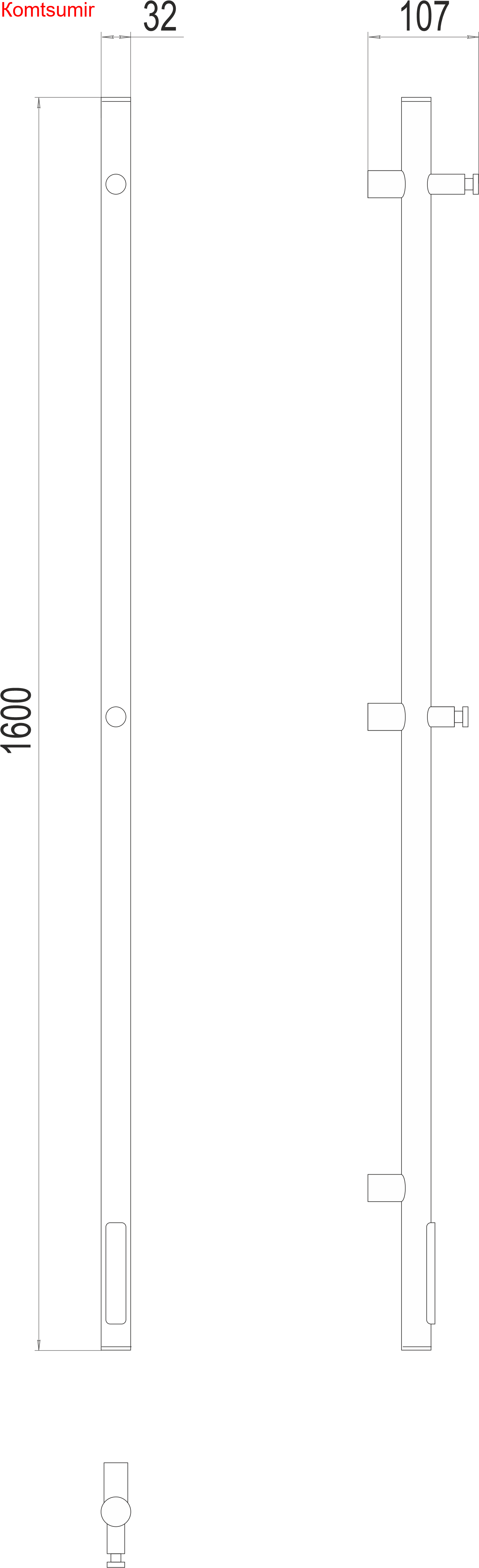 Стойка электро UNO круг1600