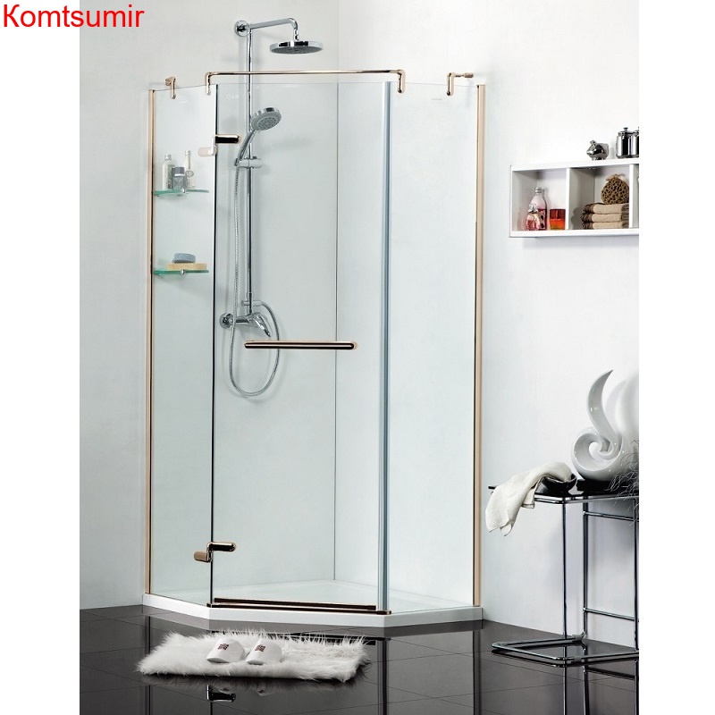 Душевое ограждение Azario MONTREAL 900*900*2000 L/R без поддона, 8 мм