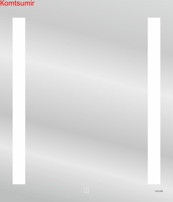 Зеркало: LED 020 base 60*80, с подсветкой, белый, Сорт1