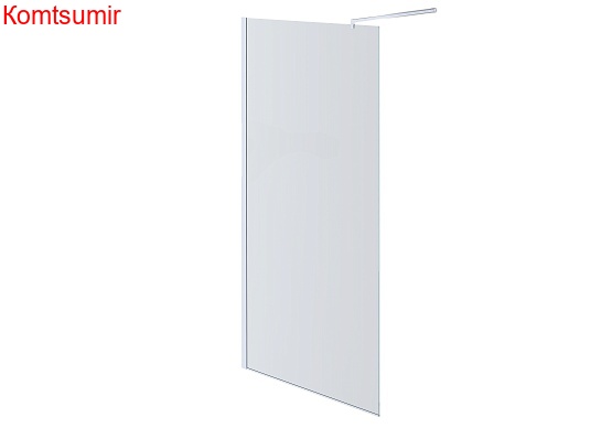 Aquatek Душевая перегородка Walk in с держателем 200х80, хром