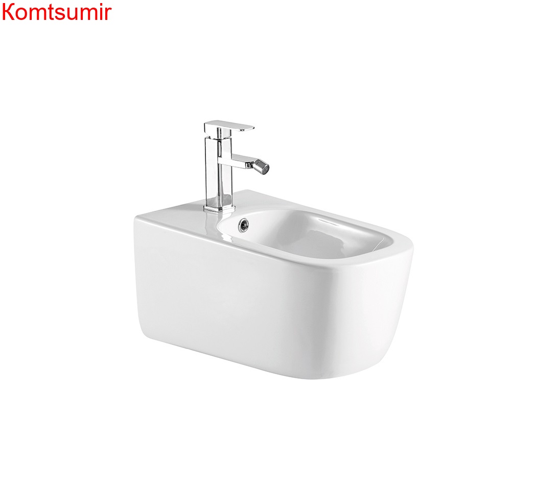 Биде подвесное AQUATEK ЛУГАНО AQ1002-00, 510*350*320 мм, цвет белый