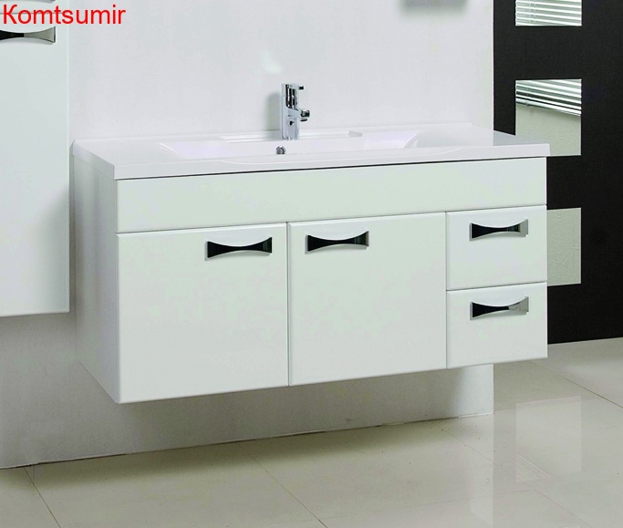 Тумба под раковину AQUATON Диор 100 подвесная, белая (1A167701DR010)