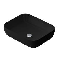 M8FWCC10510BM Func Раковина накладная, прямоугольник, 51 см, цвет черный матовый