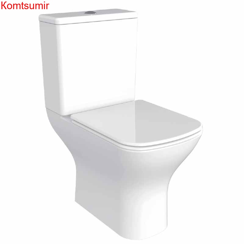 Унитаз напольный Azario Iris 600х380х77,5 безободковый с сиденьем микролифт (AZ 8353)