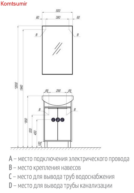 Зеркало AQUATON РИКО 50 (1A216302RI010) Зеркало AQUATON РИКО 50 (1A216302RI010)
