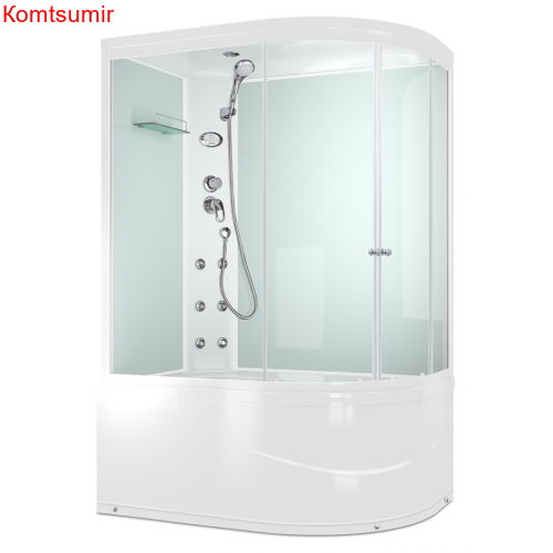 Душевая кабина Domani-Spa Delight 128high L/R (120*80) с гидромассажем