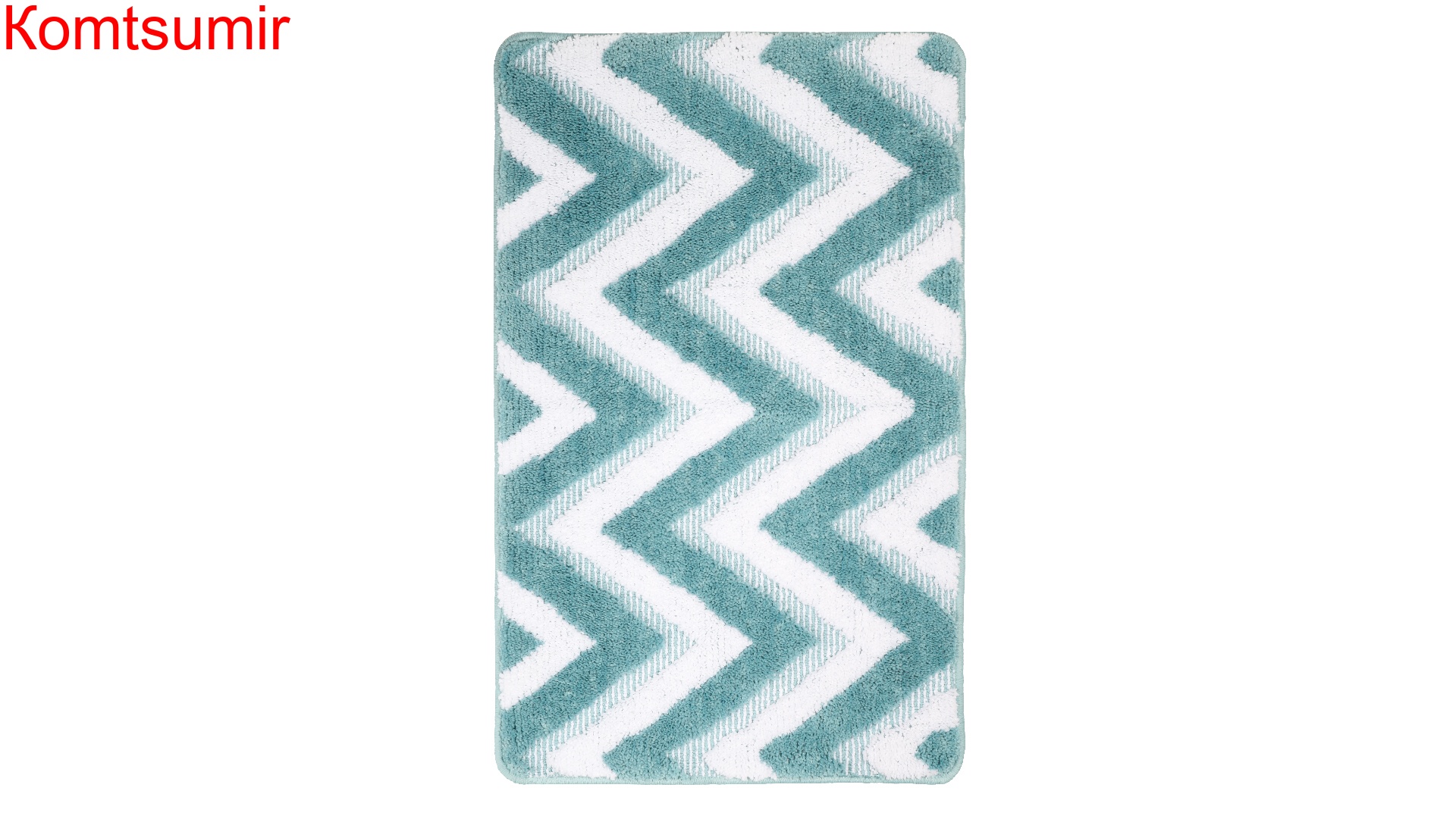 Коврик для ванной Fixsen River 1-ый, FX-5004С, голубой, 50х80 см.