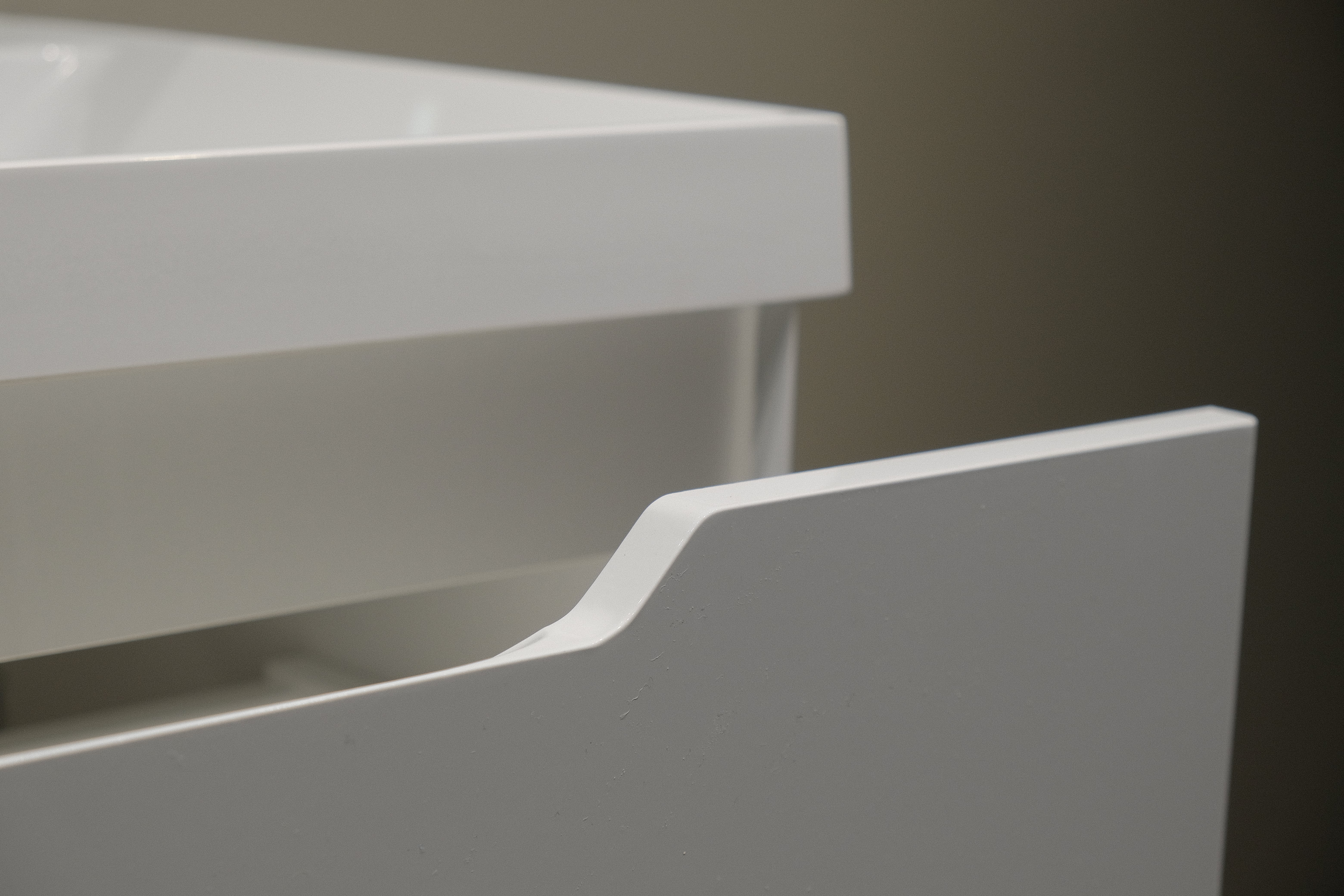 Тумба Wector 100 подвесная белая