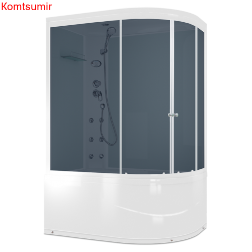 Душевая кабина Domani-Spa Delight 128high L/R (120*80) с гидромассажем