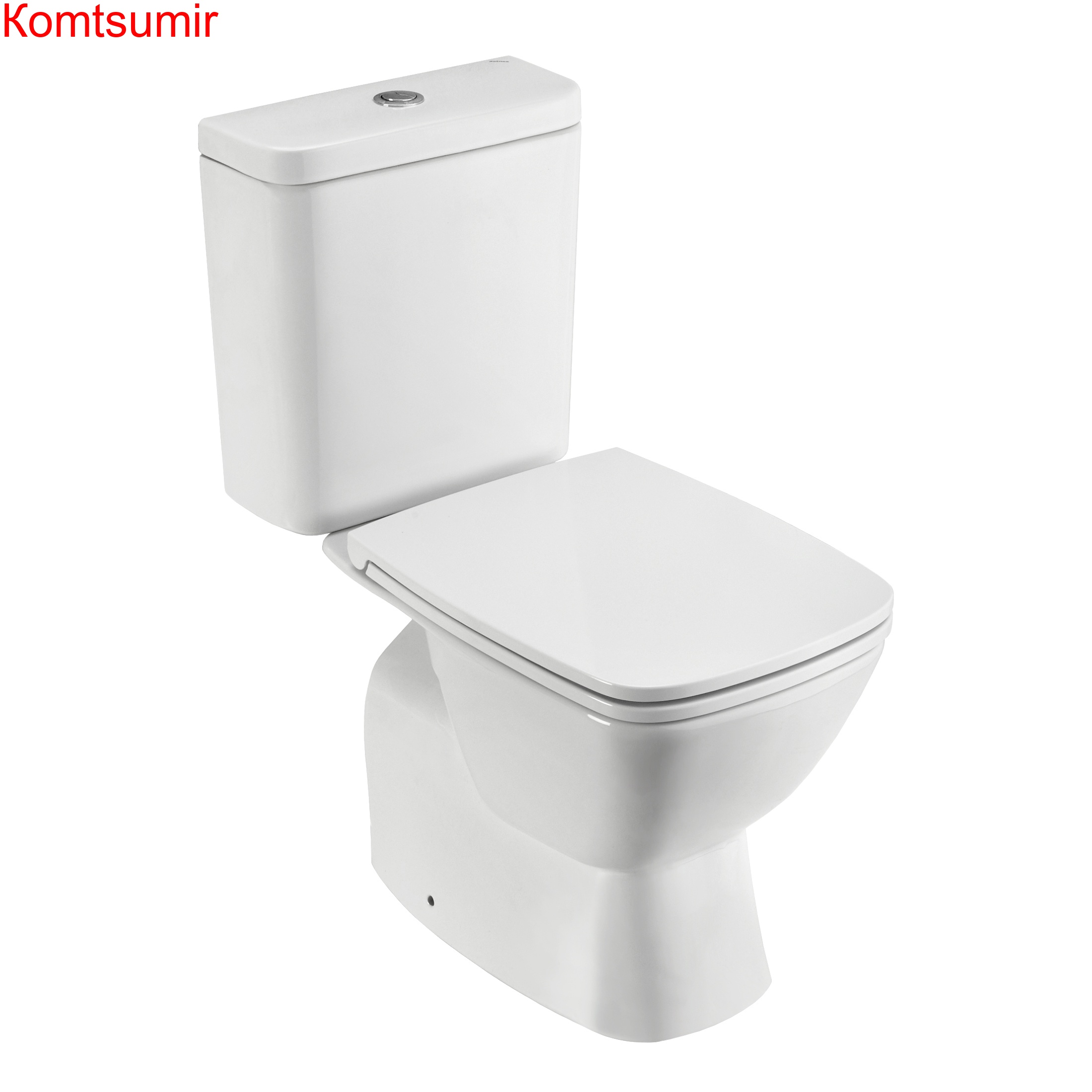 Унитаз-компакт безободковый Santek "Нео" rimless с горизонтальным выпуском (1.WH30.2.418)