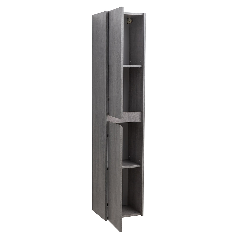 Шкаф подвесной BelBagno KRAFT-1600-2A-SC-CG-L Cemento Grigio