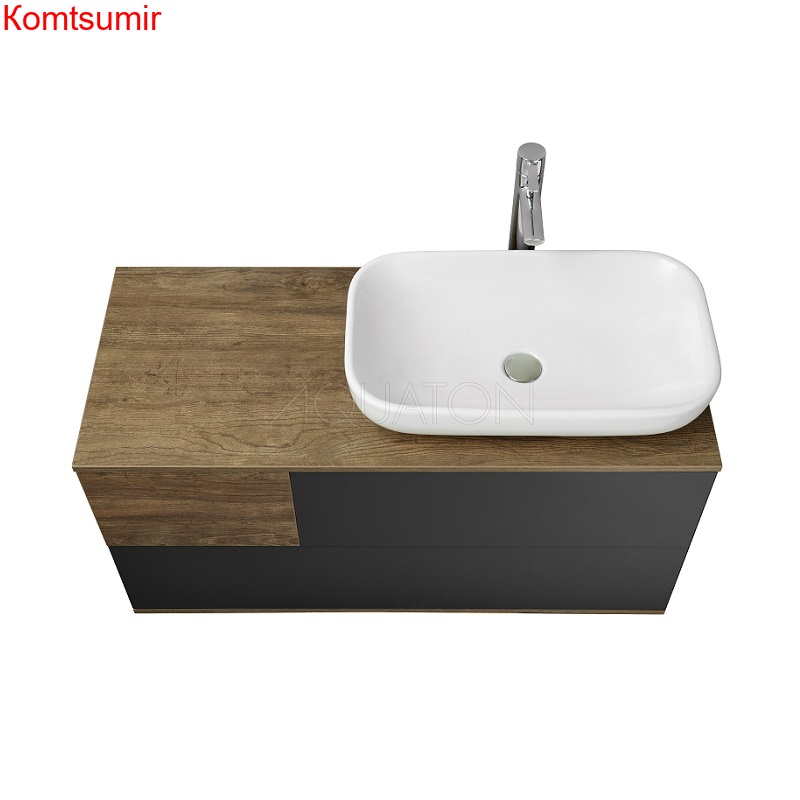 Тумба под раковину AQUATON Терра 105 подвесная, Дуб Кантри/Антрацит (1A246901TEKA0) Тумба под раковину AQUATON Терра 105 подвесная, Дуб Кантри/Антрацит (1A246901TEKA0)