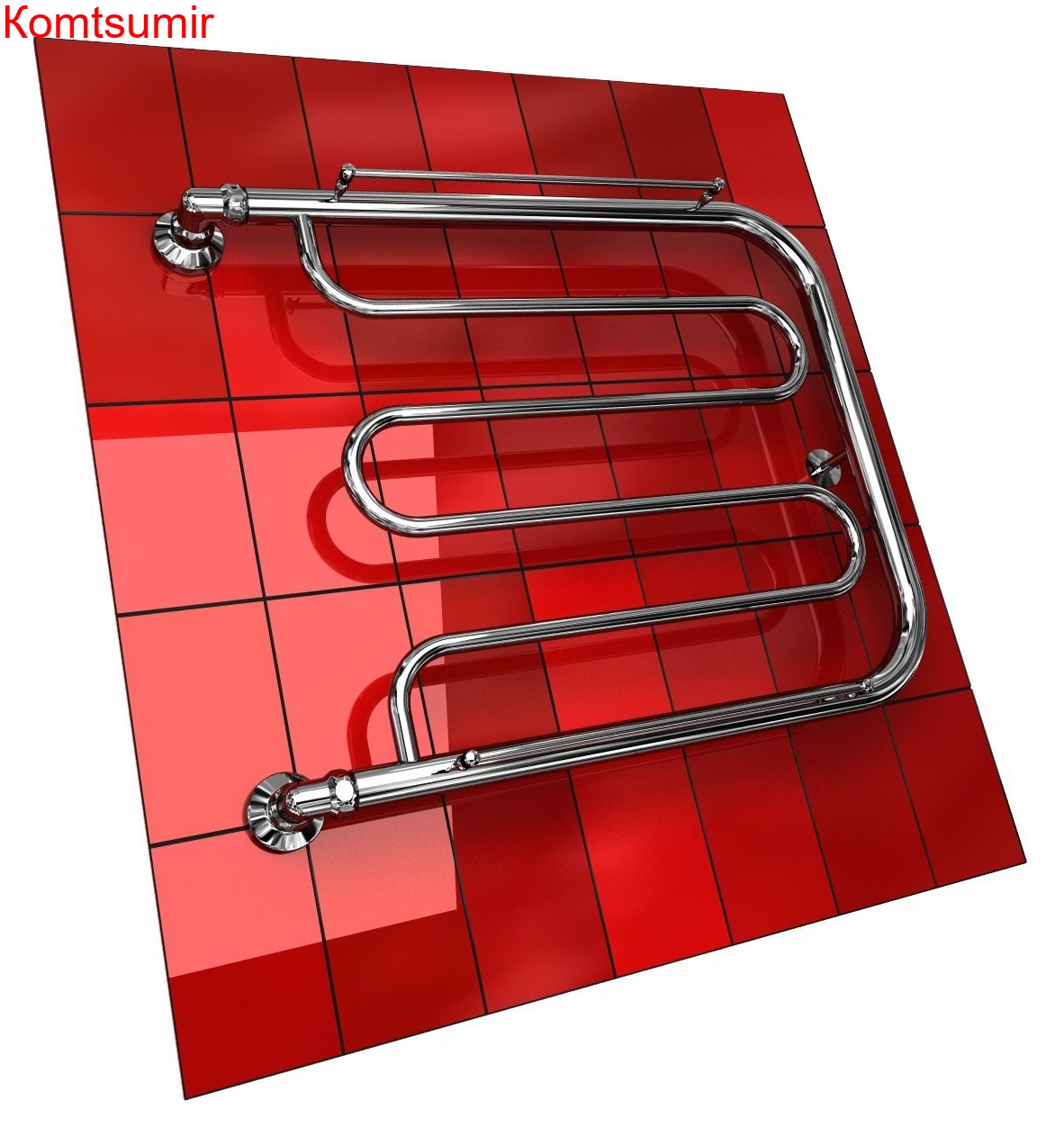 Полотенцесушитель водяной Двин D 60/80 1 - 1/2 с полкой