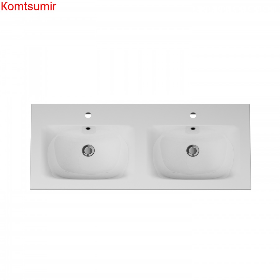 M70AWCD1202WG Spirit V2.0, Раковина мебельная, керамическая, 120 см, встроенная, цвет: белый, глянец