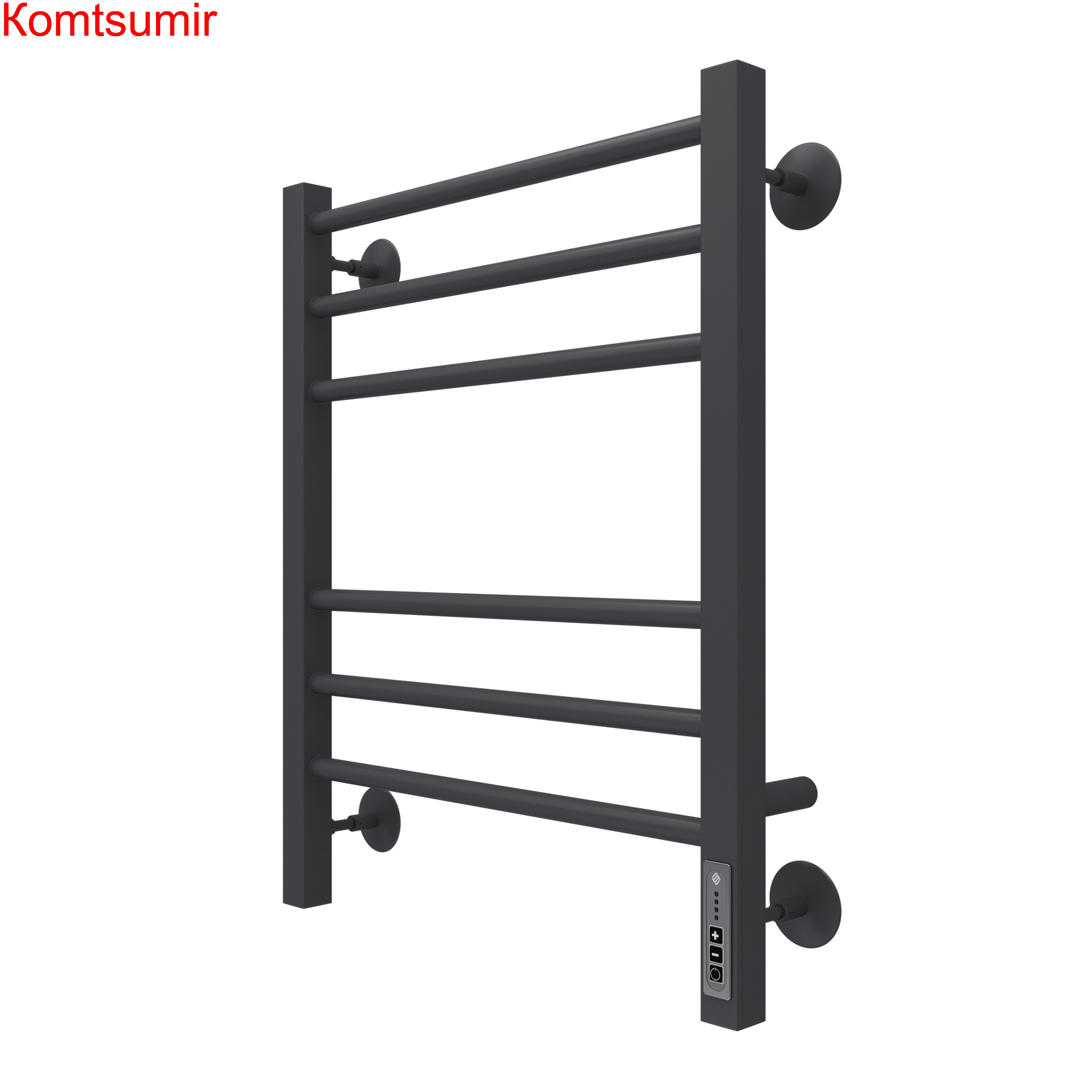 Сицилия П6 450х600 электро КС 9005 матовый  ( new встроен диммер) Полотенцесушитель TERMINUS