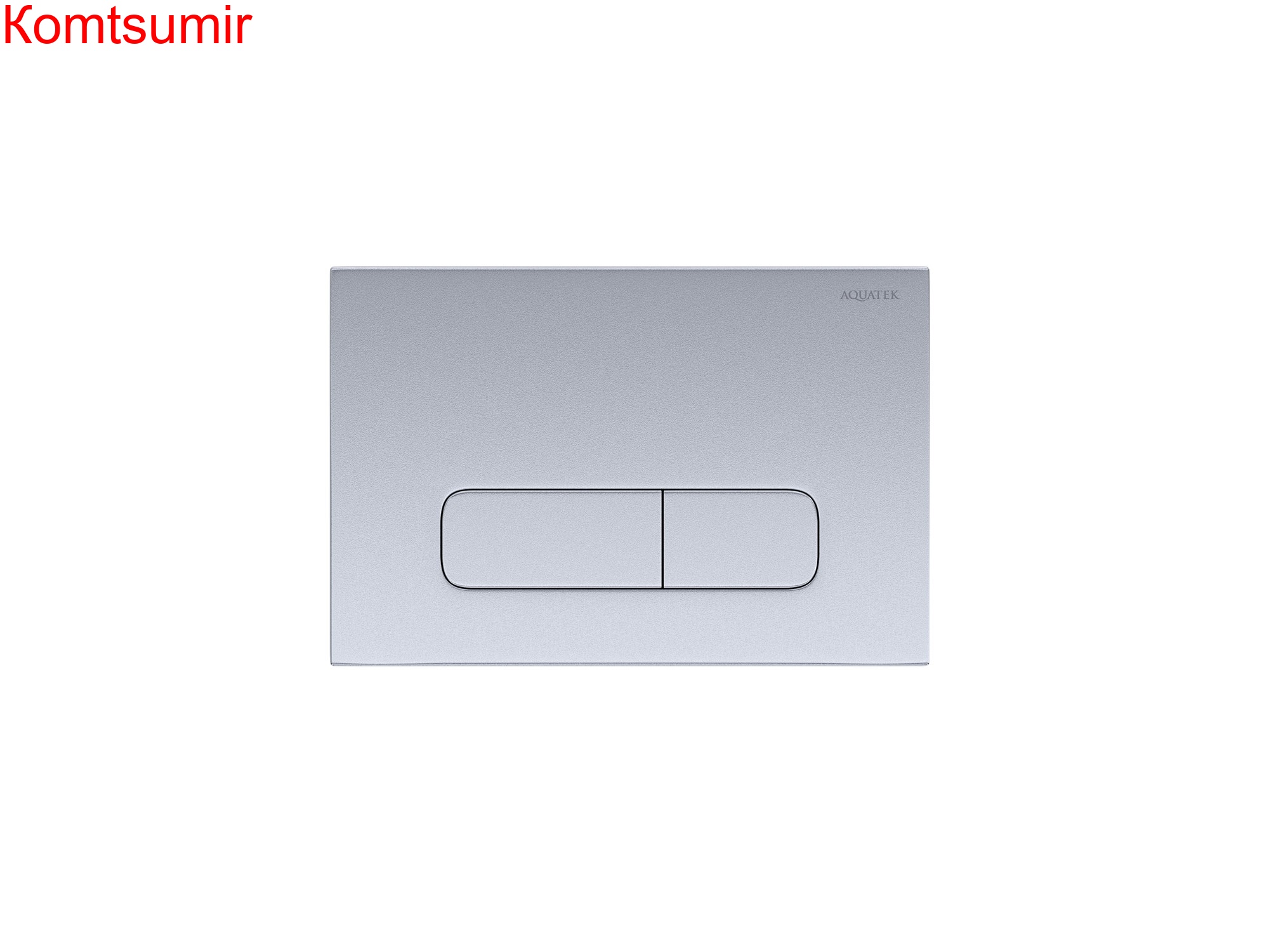 Панель смыва Aquatek Хром матовая (клавиши прямоугольные) KDI-0000014