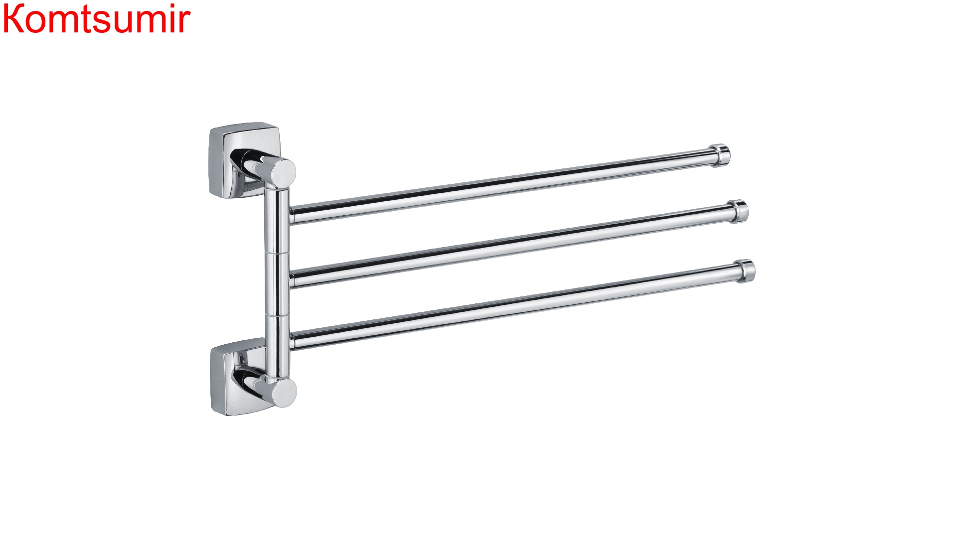 Полотенцедержатель рога 3-ой Fixsen Kvadro FX-61302A-3