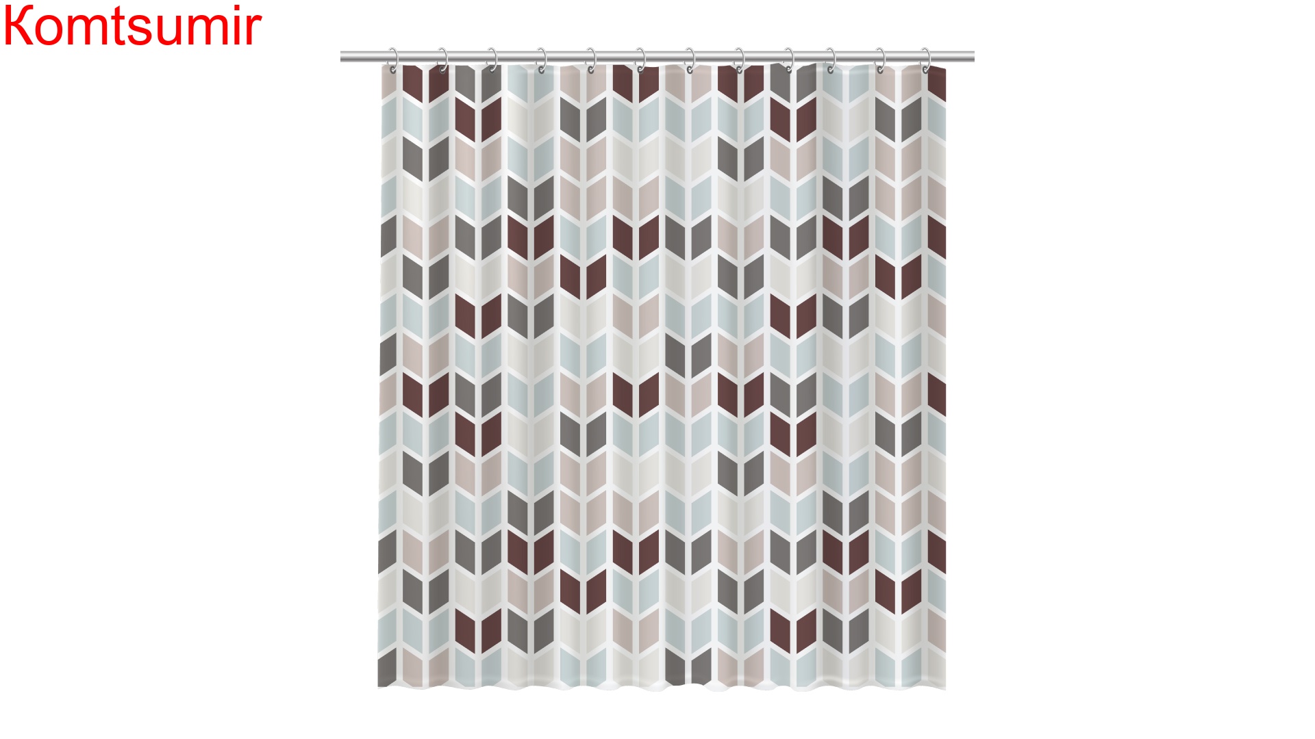 Штора для ванной Fixsen Next, FX-2519