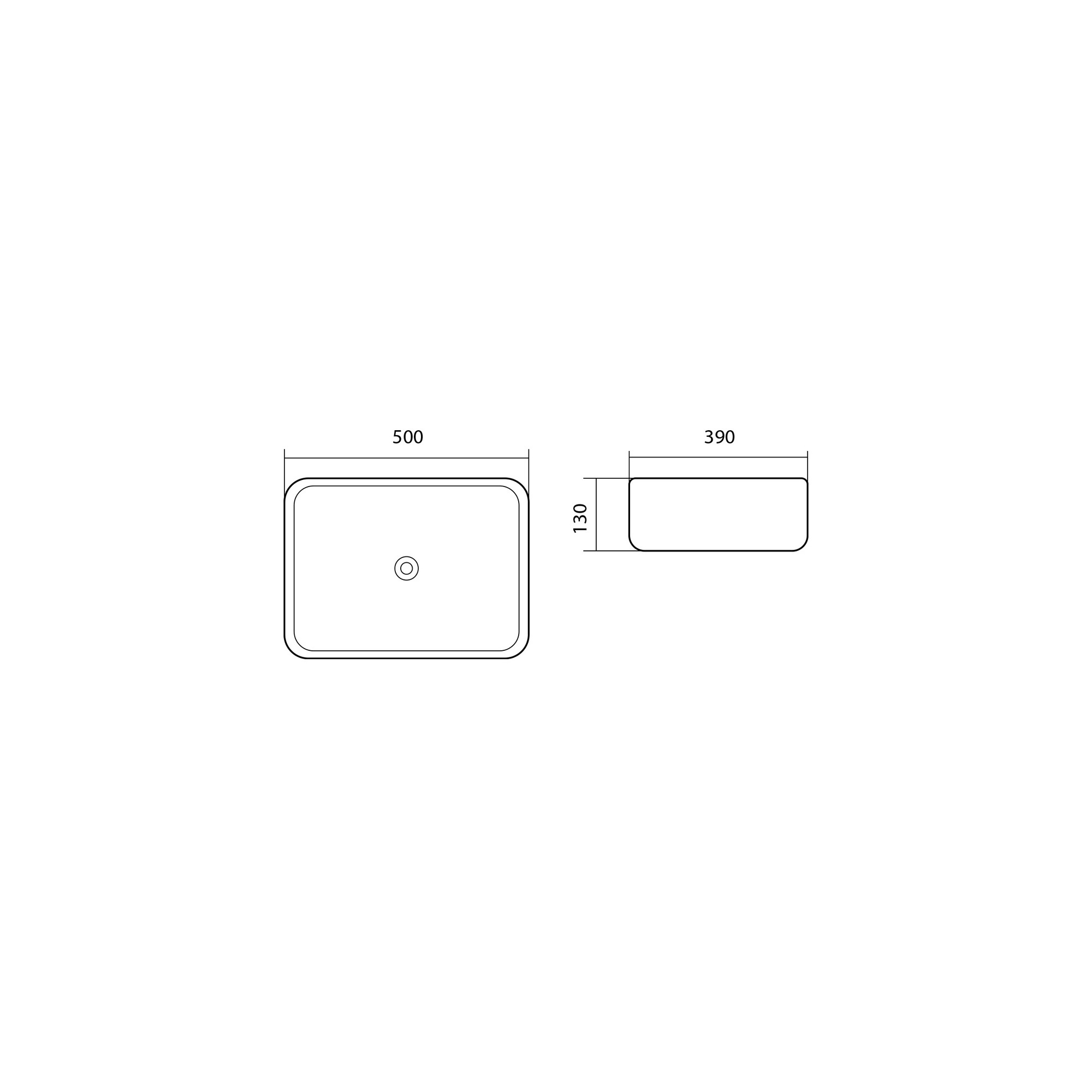 Раковина накладная для установки на столешницу AQUATEK ВЕГА AQ5515-00, 500*390*130 мм, с отверстием под смеситель Раковина накладная для установки на столешницу AQUATEK ВЕГА AQ5515-00, 500*390*130 мм, с отверстием под смеситель