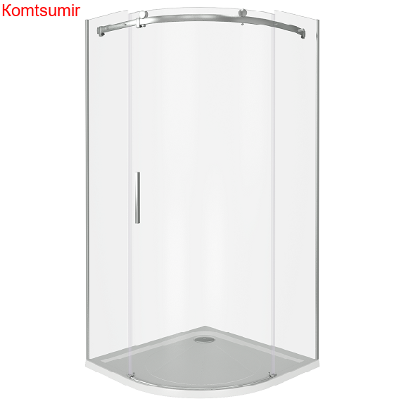 Душевой уголок поддон отдельно 100х100 угловой (четверть круга) Good Door Galaxy R-100-C-CH ГЛ00007 Душевой уголок поддон отдельно 100х100 угловой (четверть круга) Good Door Galaxy R-100-C-CH ГЛ00007
